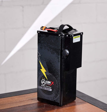 EBMX 72v57ah/60v63ah Battery and seat extender bundle - Surron LBX image 0