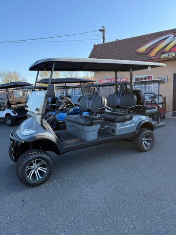 2022 Used Aetric A60L Grey 48 volt Low Speed Vehicle LSV street legal cart, 341 miles for Sale