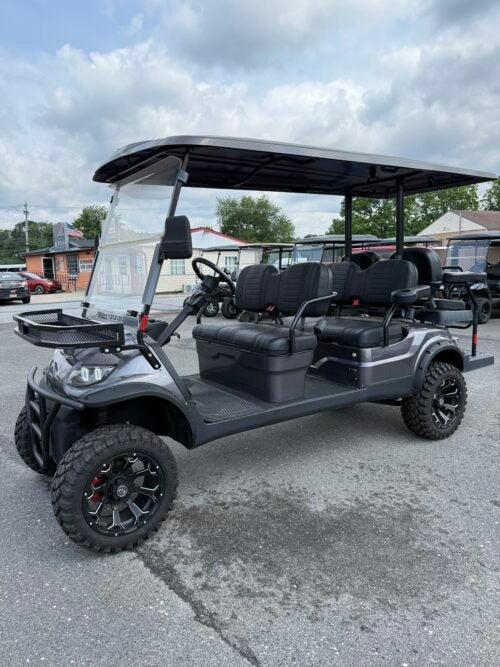 2022 Used Icon I60L Custom Charcoal Grey metallic 48 volt Low Speed Vehicle LSV street legal cart, 171 miles for Sale