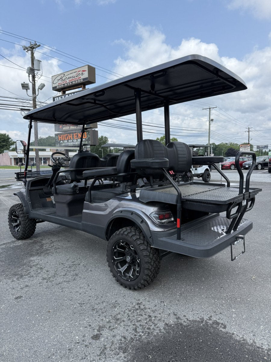 2022 Used Icon I60L Custom Charcoal Grey metallic 48 volt Low Speed Vehicle LSV street legal cart, 171 miles for Sale