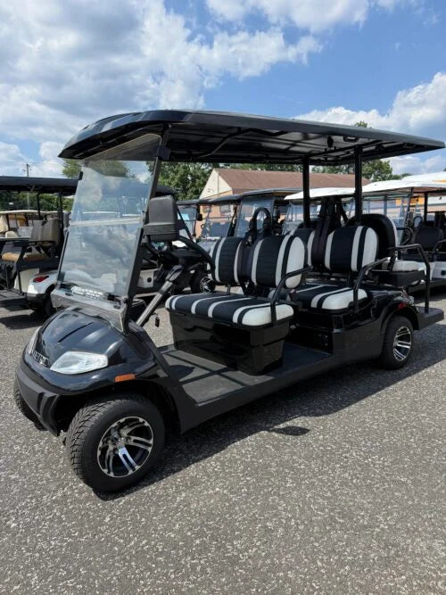 2023 Used Aetric A60 Black 48 volt Low Speed Vehicle street legal cart, 31 miles For Sale