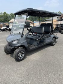 2022 Used Vivid V6 Gray 48 volt AC electric Lithium Low Speed Vehicle LSV street legal cart, 242 miles For Sale