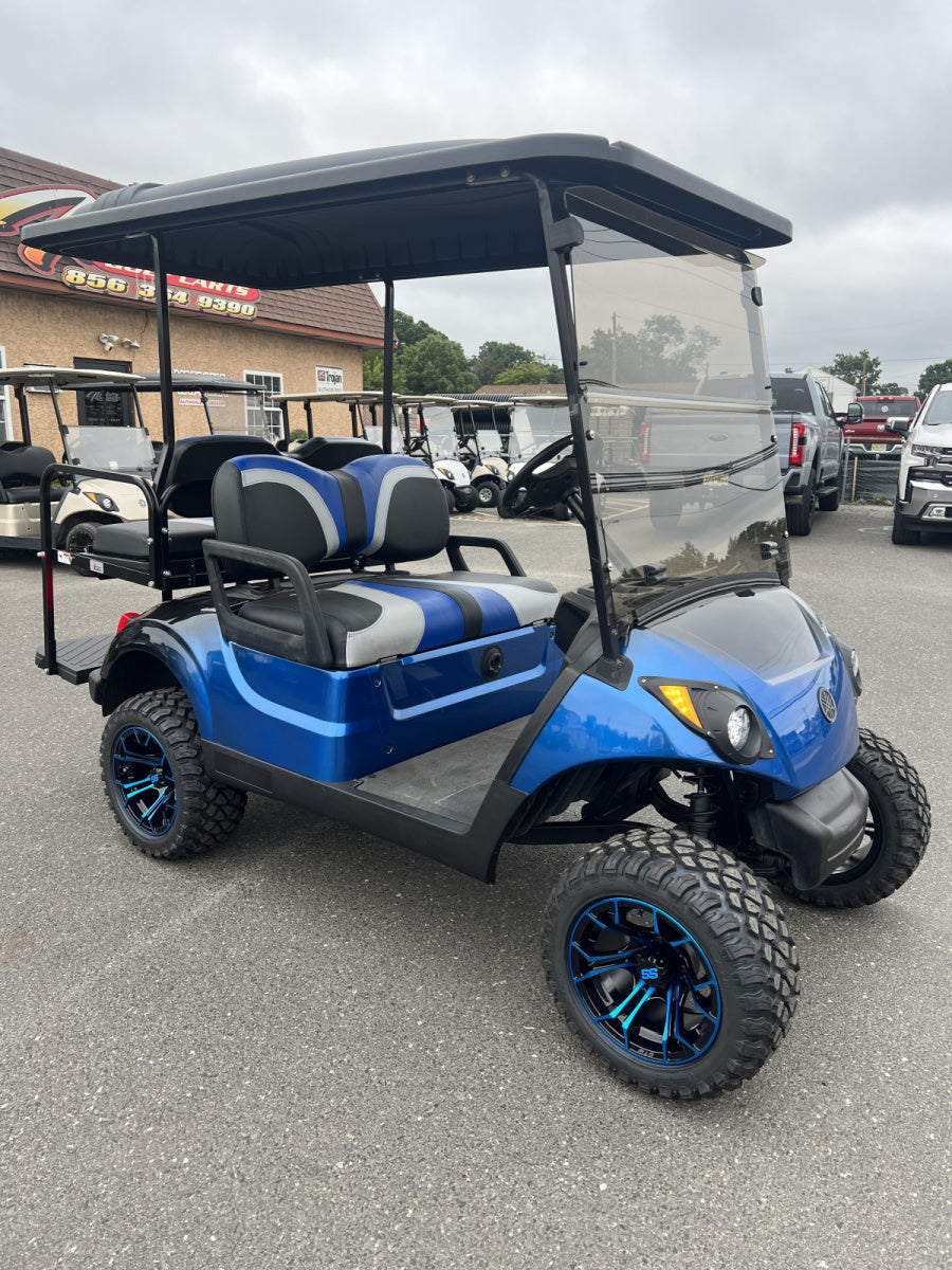 2018 Yamaha Drive2 48 volt electric custom golf cart For Sale